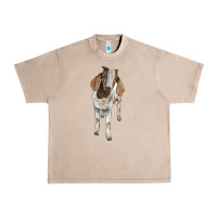French Oak boer goat Urban Heavy Tee - LillyAllenDesigns