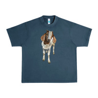 Midnight Navy boer goat Urban Heavy Tee - LillyAllenDesigns