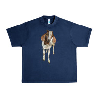 Navy boer goat Urban Heavy Tee - LillyAllenDesigns