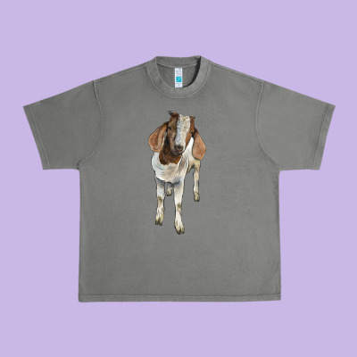Boer Goat Urban Heavy Tee Designed By Lillyallendesigns