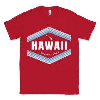 Red hawaii the aloha state   aloha hawaiian from the islands!! t shirt Classic Tee - linhVisuals