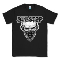 Black dubstep shirt   electronic music lover gift for men  women Classic Tee - linhVisuals