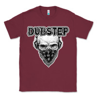 Burgundy dubstep shirt   electronic music lover gift for men  women Classic Tee - linhVisuals