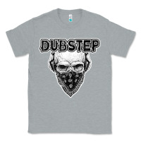 Heather Grey dubstep shirt   electronic music lover gift for men  women Classic Tee - linhVisuals