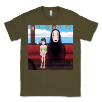 Army Green spirited away (3) Classic Tee - linhVisuals