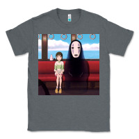 Charcoal Heather spirited away (3) Classic Tee - linhVisuals