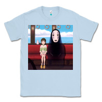 Dusty Blue spirited away (3) Classic Tee - linhVisuals
