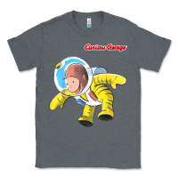 Charcoal Heather curious george happy astronaut portrait t shirt Classic Tee - linhVisuals