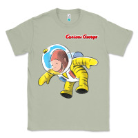 Matcha curious george happy astronaut portrait t shirt Classic Tee - linhVisuals