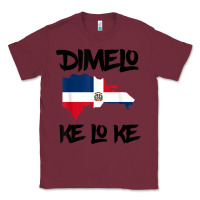 Burgundy dimelo ke lo ke dominican republic shirt for men woman kids t shirt Classic Tee - linhVisuals
