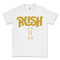 White Rush Key Classic Tee - linhVisuals