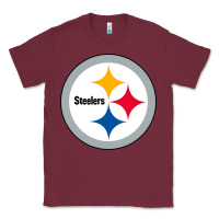 Burgundy pittsburgh SPORT Classic Tee - linhVisuals