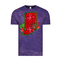 Cloud Purple indiana watermelon Vintage Tee - RacoonDesign