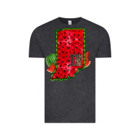 Vintage Black indiana watermelon Vintage Tee - RacoonDesign