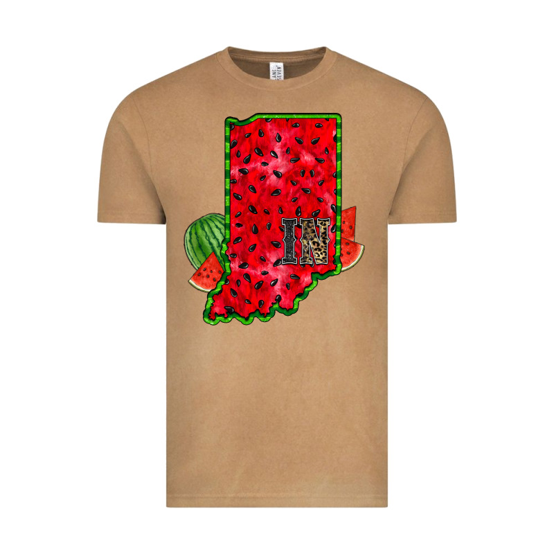 Indiana Watermelon Vintage Tee by RacoonDesign | Teevron