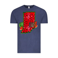 Vintage Denim indiana watermelon Vintage Tee - RacoonDesign