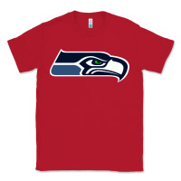 Red seattle sports Classic Tee - linhVisuals