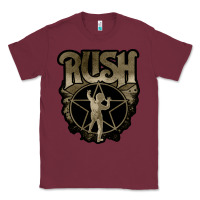 Burgundy Rush grey Classic Tee - linhVisuals