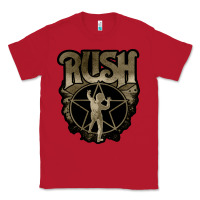 Red Rush grey Classic Tee - linhVisuals