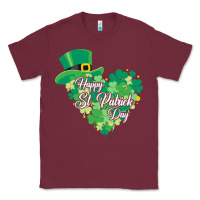 Burgundy happy st patricks day funny irish Classic Tee - linhVisuals