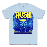 Dusty Blue Rush 1975 Classic Tee - linhVisuals