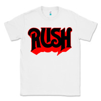 White rush rock Classic Tee - linhVisuals