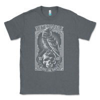 Charcoal Heather edgar allen poe the raven nevermore t shirt Classic Tee - linhVisuals