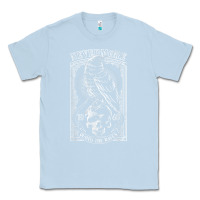 Dusty Blue edgar allen poe the raven nevermore t shirt Classic Tee - linhVisuals