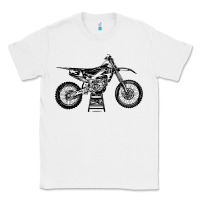 White YZ450F Eli Tomac Motorcycles Classic Tee - linhVisuals
