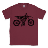 Burgundy YZ450F Eli Tomac Motorcycles Classic Tee - linhVisuals