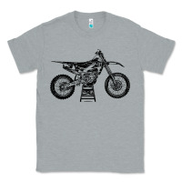 Heather Grey YZ450F Eli Tomac Motorcycles Classic Tee - linhVisuals