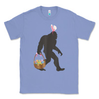 Colony Blue funny bigfoot easter design with easter basket and bigfoot t shirt Classic Tee - linhVisuals