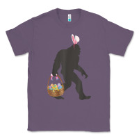 Lavender funny bigfoot easter design with easter basket and bigfoot t shirt Classic Tee - linhVisuals