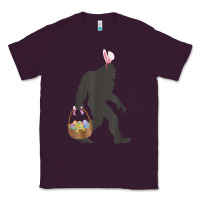 Plum funny bigfoot easter design with easter basket and bigfoot t shirt Classic Tee - linhVisuals