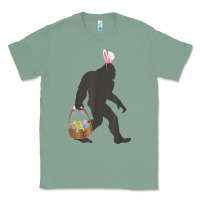 Sage funny bigfoot easter design with easter basket and bigfoot t shirt Classic Tee - linhVisuals
