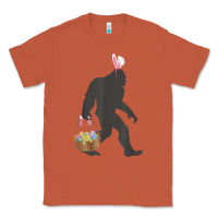 Copper funny bigfoot easter design with easter basket and bigfoot t shirt Classic Tee - linhVisuals