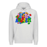 Dove Grey autism stitch with lilo Premium Hoodie - AdoDesignShop