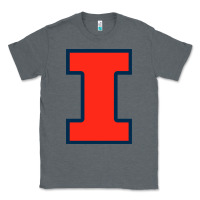 Charcoal Heather illinois fighting illini Classic Tee - linhVisuals