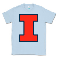 Dusty Blue illinois fighting illini Classic Tee - linhVisuals