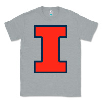 Heather Grey illinois fighting illini Classic Tee - linhVisuals