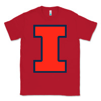 Red illinois fighting illini Classic Tee - linhVisuals