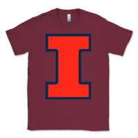 Burgundy illinois fighting illini Classic Tee - linhVisuals