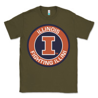 Army Green illinois fighting illini Classic Tee - linhVisuals