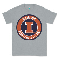 Heather Grey illinois fighting illini Classic Tee - linhVisuals