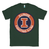 Sports Green illinois fighting illini Classic Tee - linhVisuals