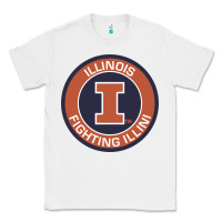 White illinois fighting illini Classic Tee - linhVisuals