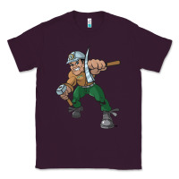 Plum montana technological university orediggers vectorized Classic Tee - linhVisuals