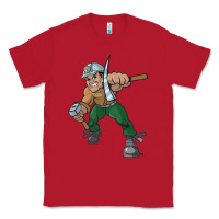 Red montana technological university orediggers vectorized Classic Tee - linhVisuals