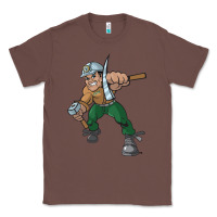 Chestnut montana technological university orediggers vectorized Classic Tee - linhVisuals