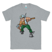 Heather Grey montana technological university orediggers vectorized Classic Tee - linhVisuals